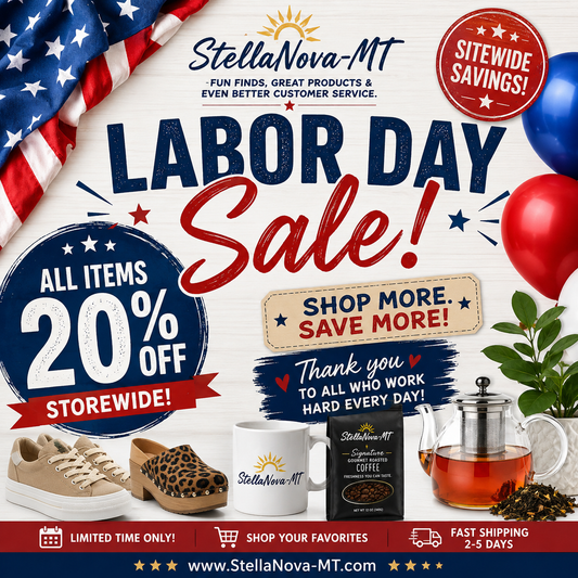 🎉 Labor Day Sale: 20% Off Everything This Weekend!