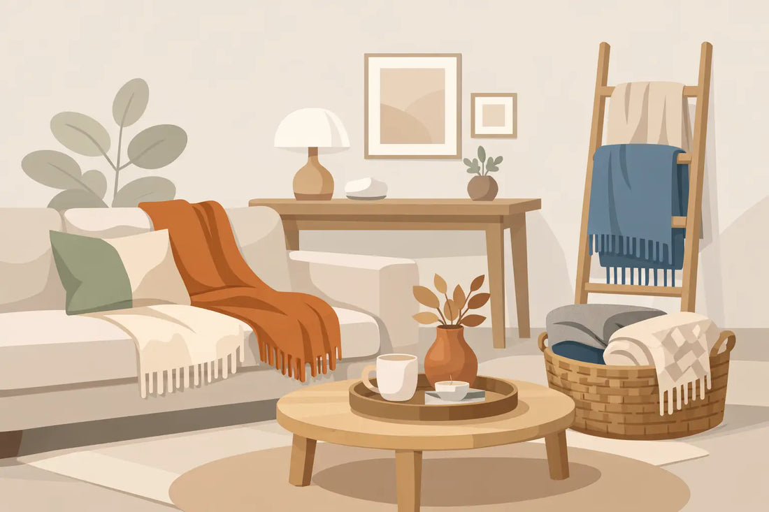 How to Style Throw Blankets at Home