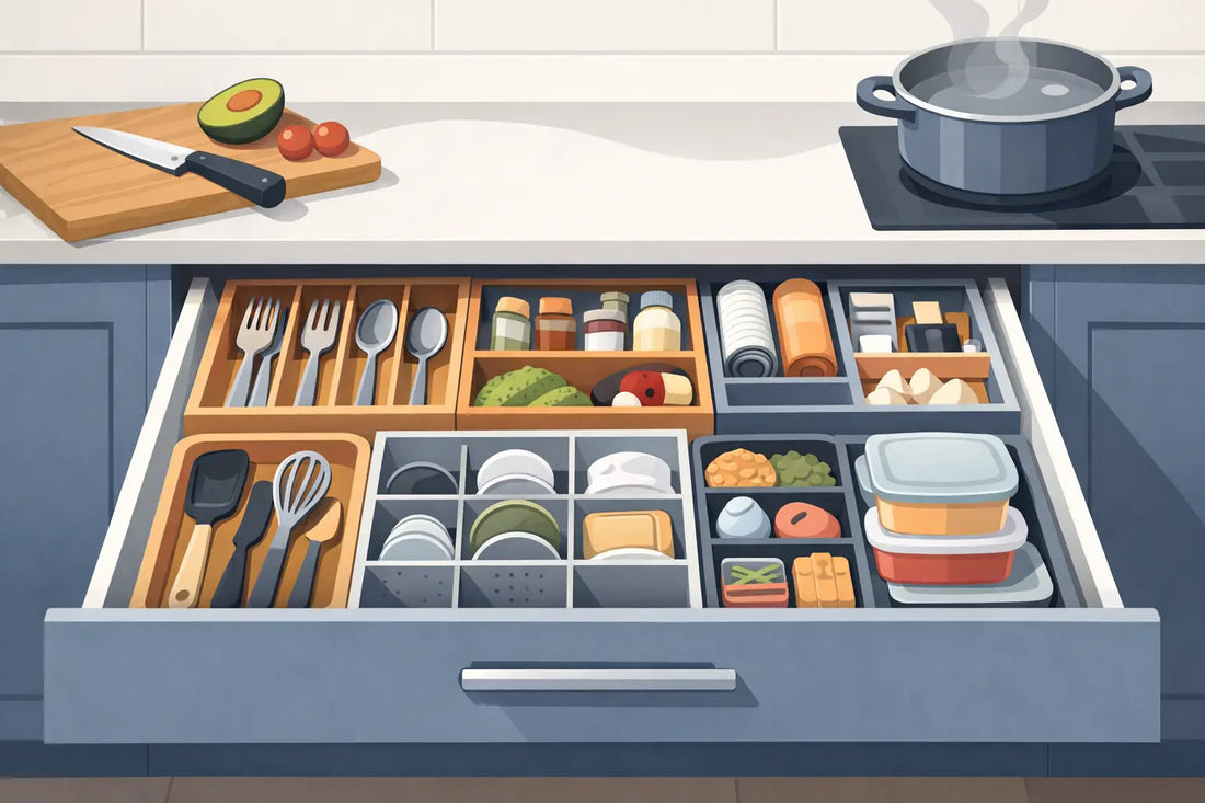 12 Kitchen Drawer Organizer Ideas That Work