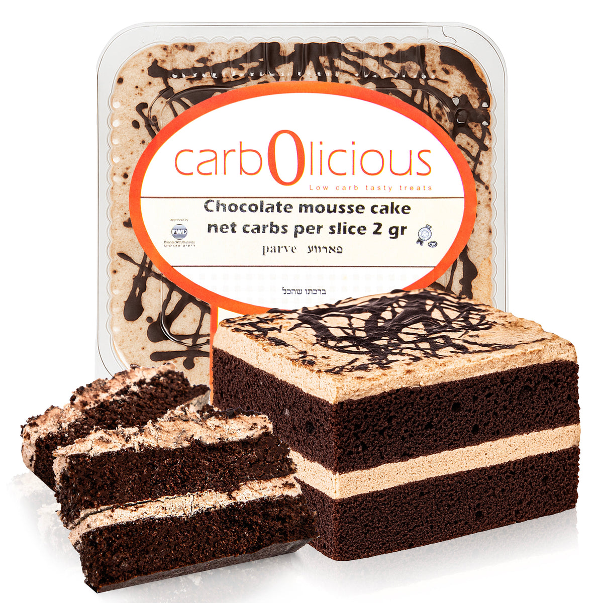 Carbolicious Mousse Cake, 8oz Low Carb, Keto Friendly, Sugar Free