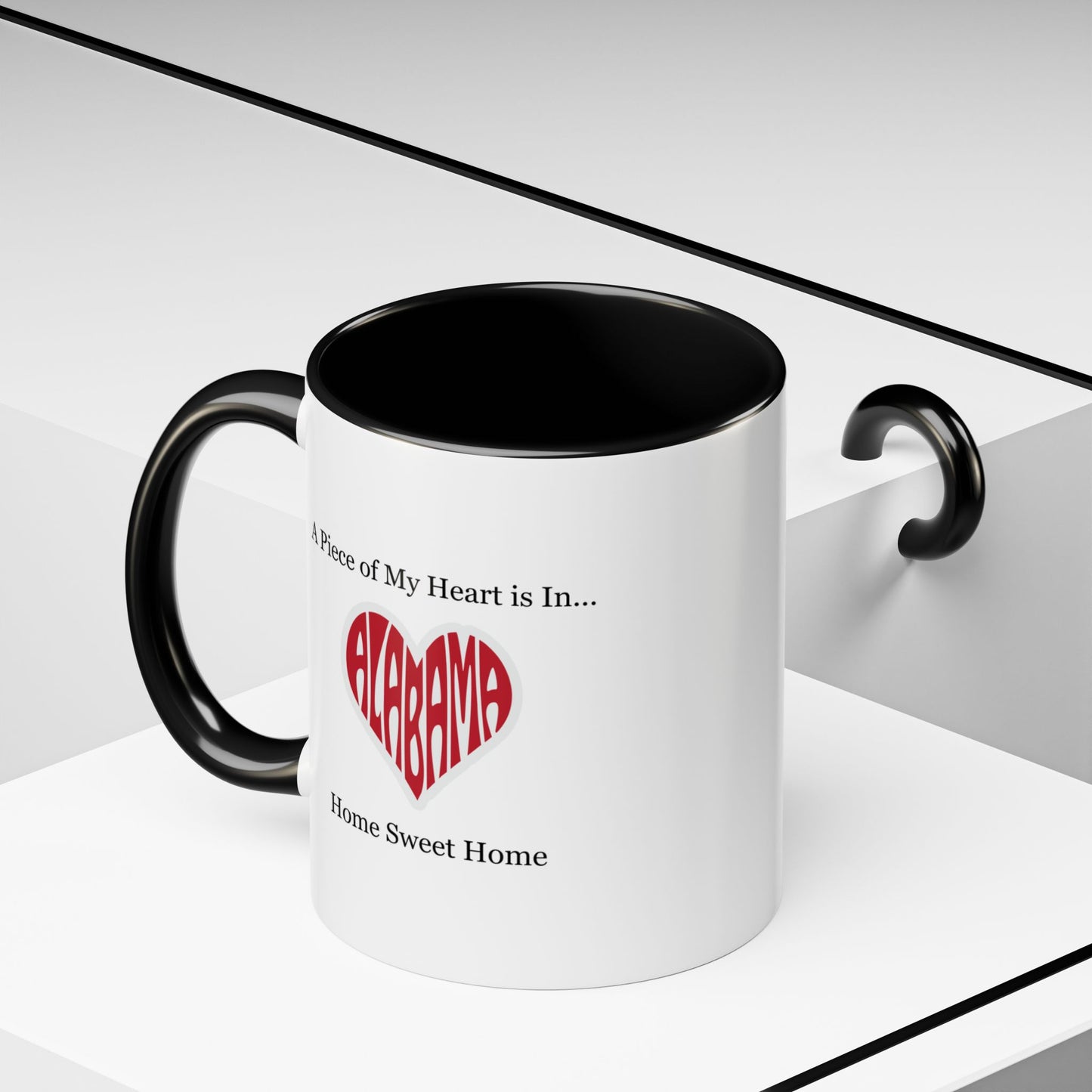 Alabama "A Piece of My Heart is in Alabama" Coffee Mug (11, 15oz)