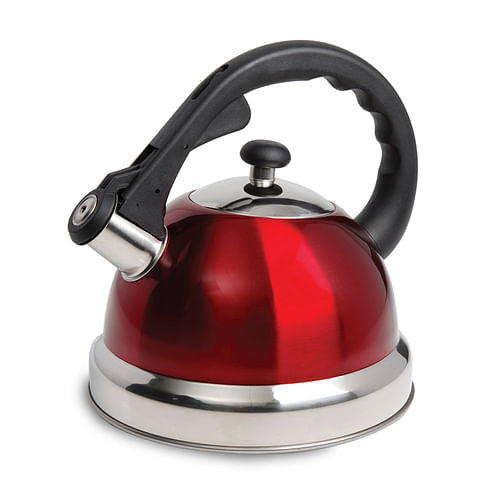 Mr Coffee Claredale 2.2 Quart Stainless Steel Whistling Tea Kettle in