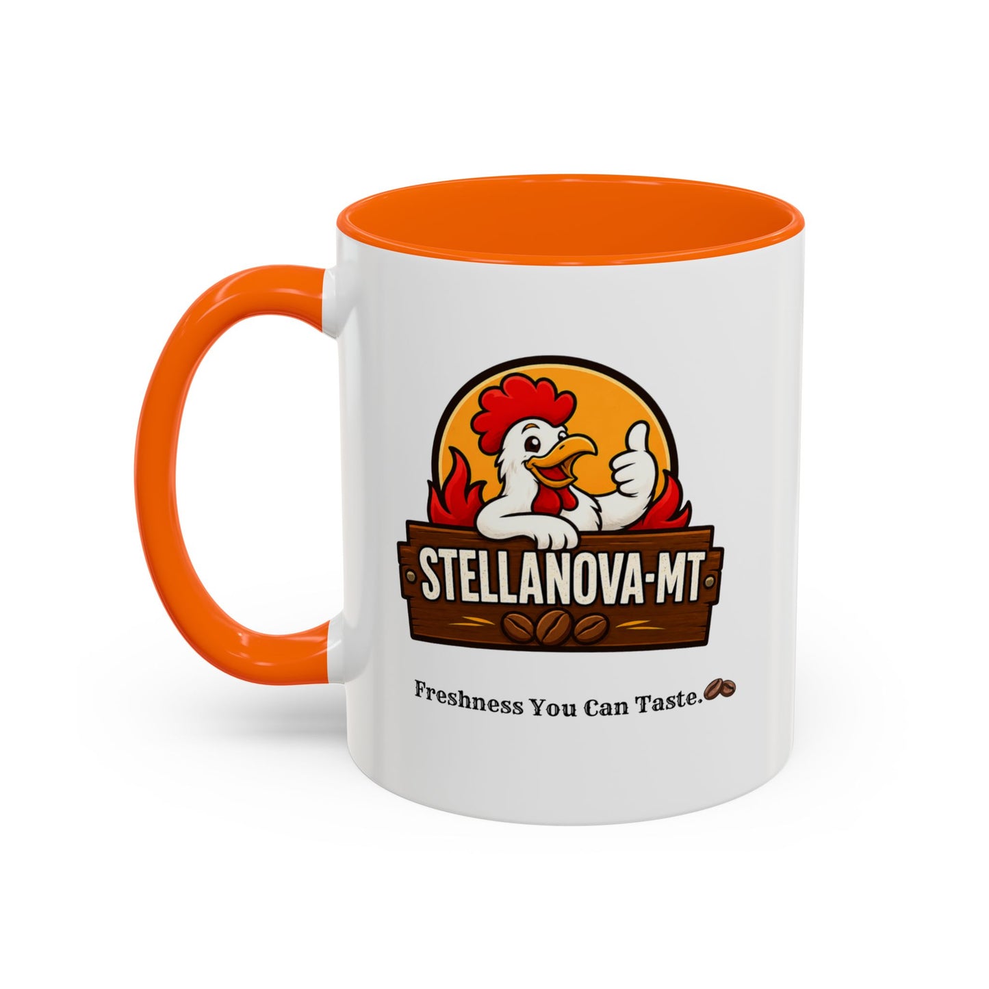 StellaNova-MT "Freshness You Can Taste" Accent Coffee Mug (11, 15oz)