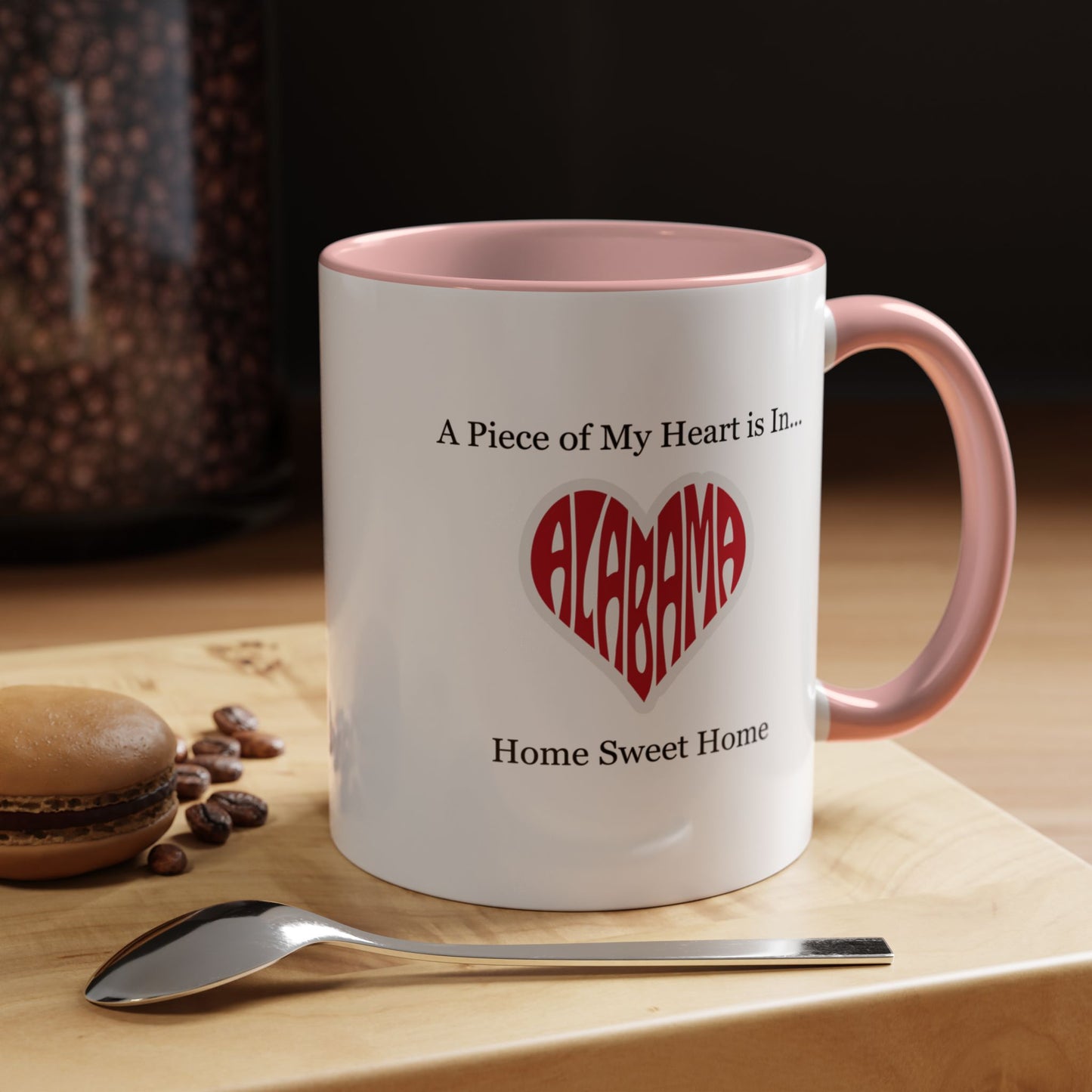 Alabama "A Piece of My Heart is in Alabama" Coffee Mug (11, 15oz)
