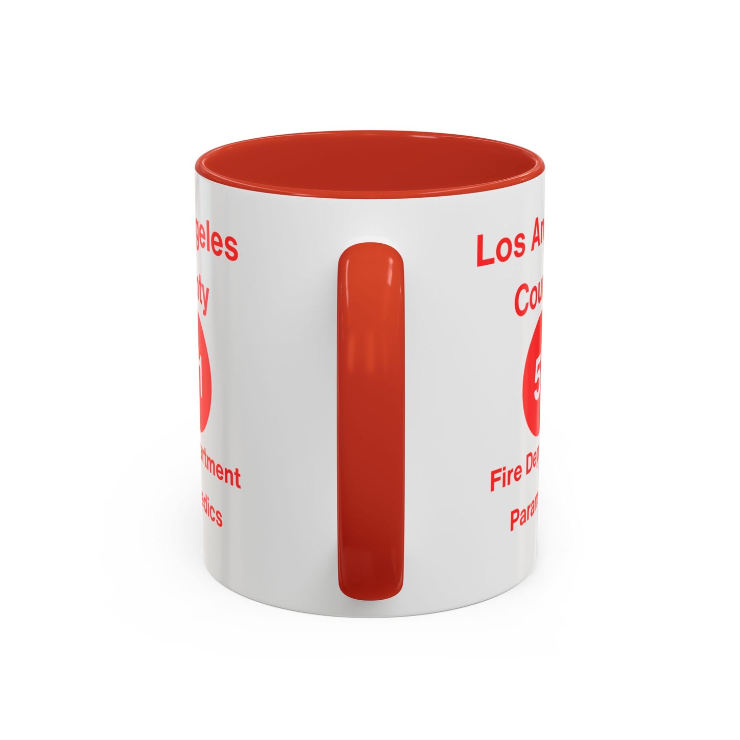 Emergency Paramedic Squad 51 Accent Coffee Mug (11, 15oz)