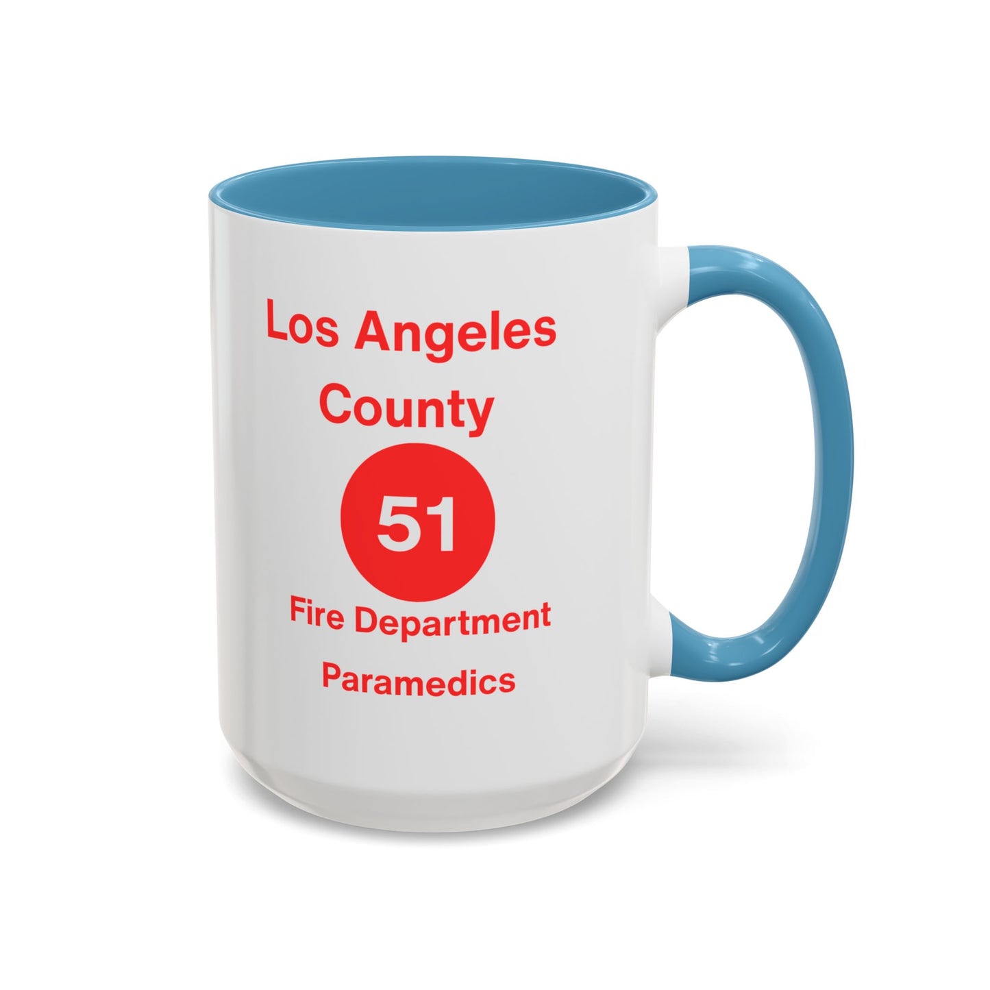 Emergency Paramedic Squad 51 Accent Coffee Mug (11, 15oz)