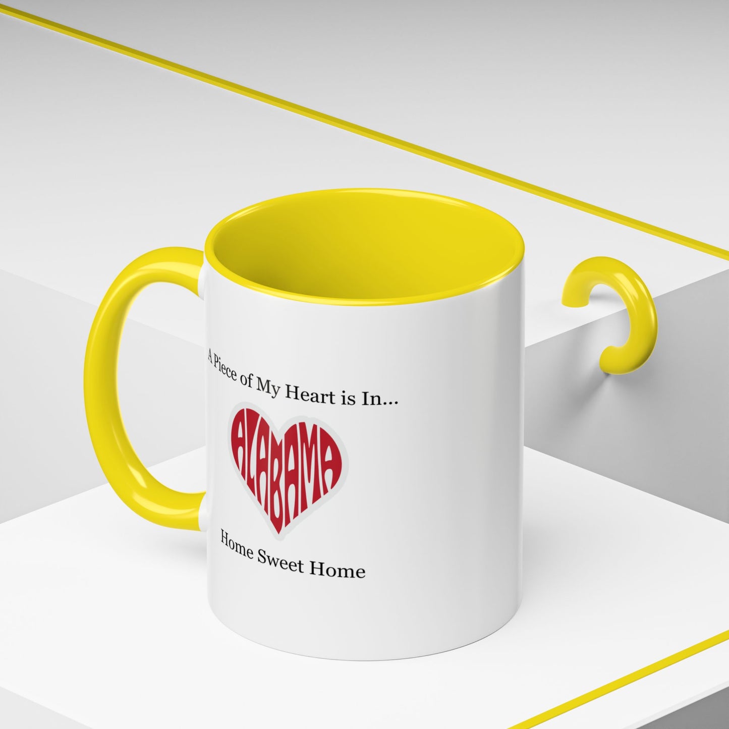 Alabama "A Piece of My Heart is in Alabama" Coffee Mug (11, 15oz)