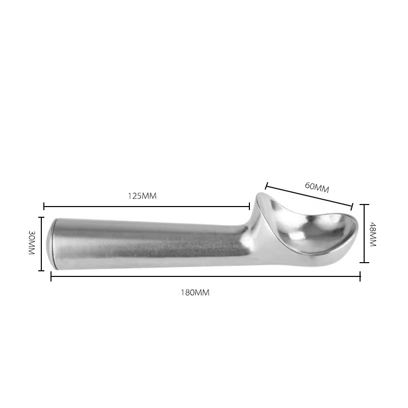 Nonstick Anti-Freeze Ice Cream Scoop Aluminum Ice Cream Spoon Melon Ball Cookie Dough Scoop Ice Cream Tools KC0080