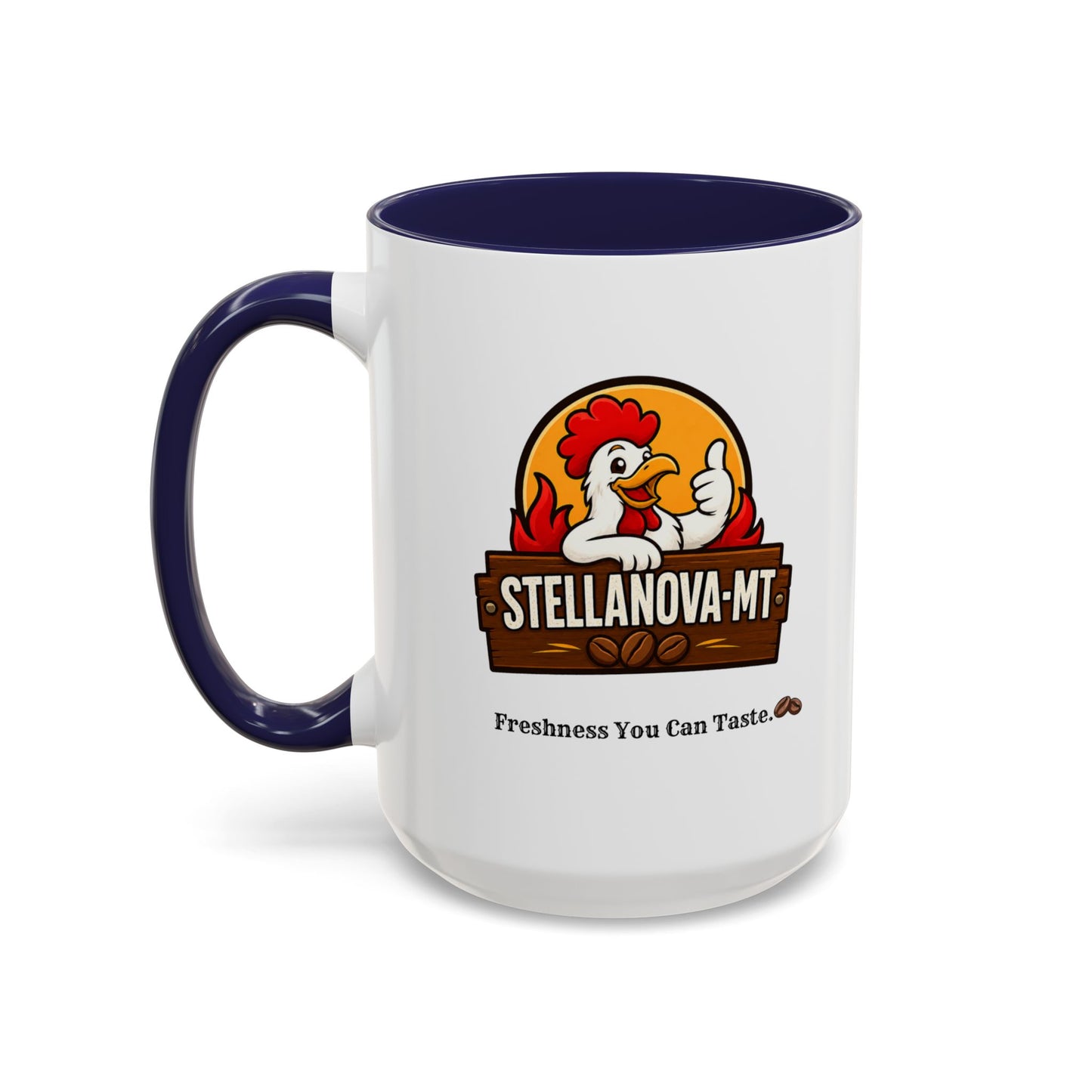 StellaNova-MT "Freshness You Can Taste" Accent Coffee Mug (11, 15oz)