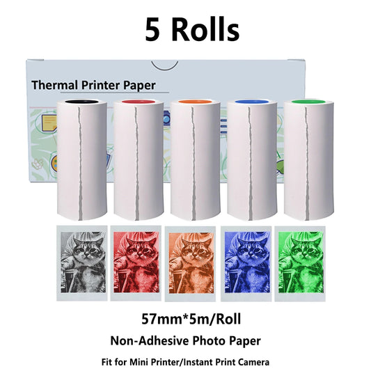 High-Definition Dual-Camera Instant Print Camera with a 2.4-Inch Large Screen, Featuring a Battery for Long-Lasting Use,