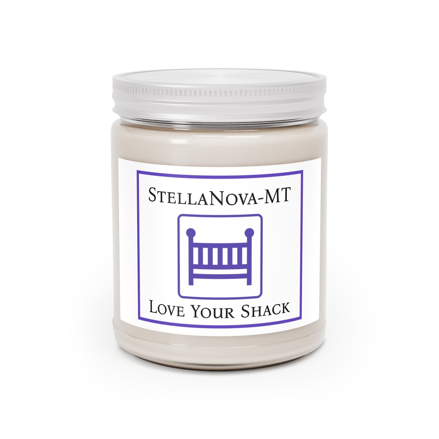 StellaNova-MT Scented Soy Candles with White Lid, 9oz
