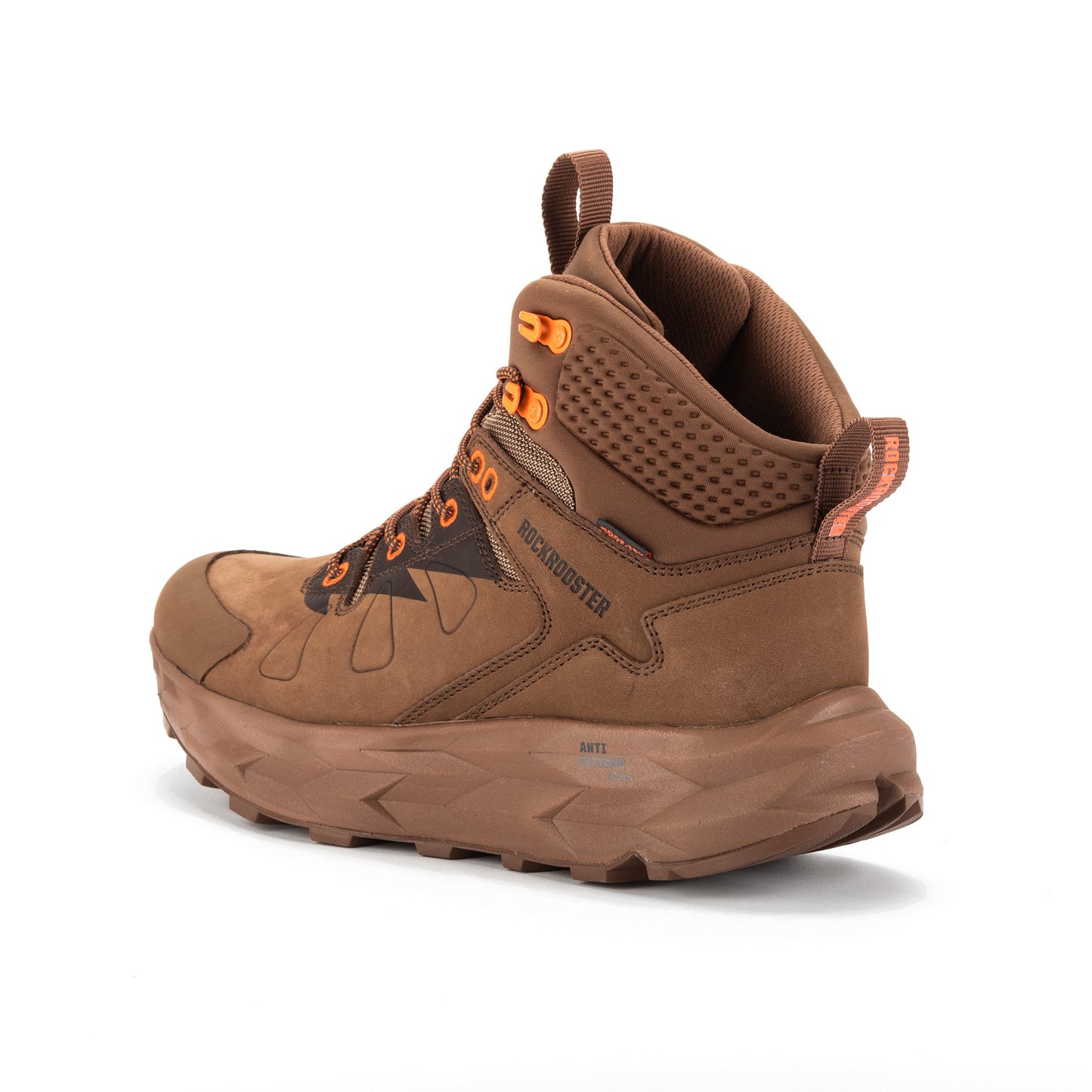 ROCKROOSTER Farmington Brown 6 Inch Waterproof Hiking Boots