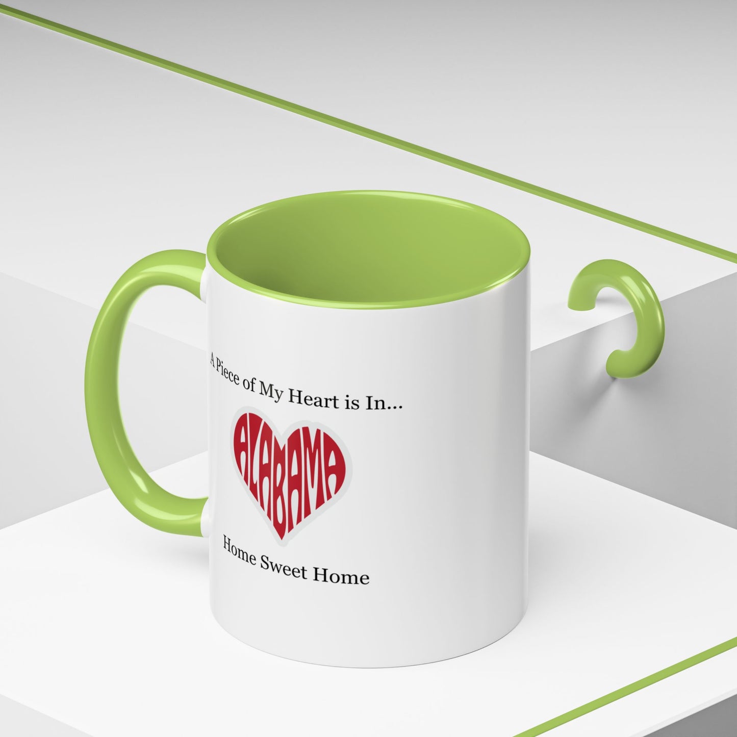 Alabama "A Piece of My Heart is in Alabama" Coffee Mug (11, 15oz)