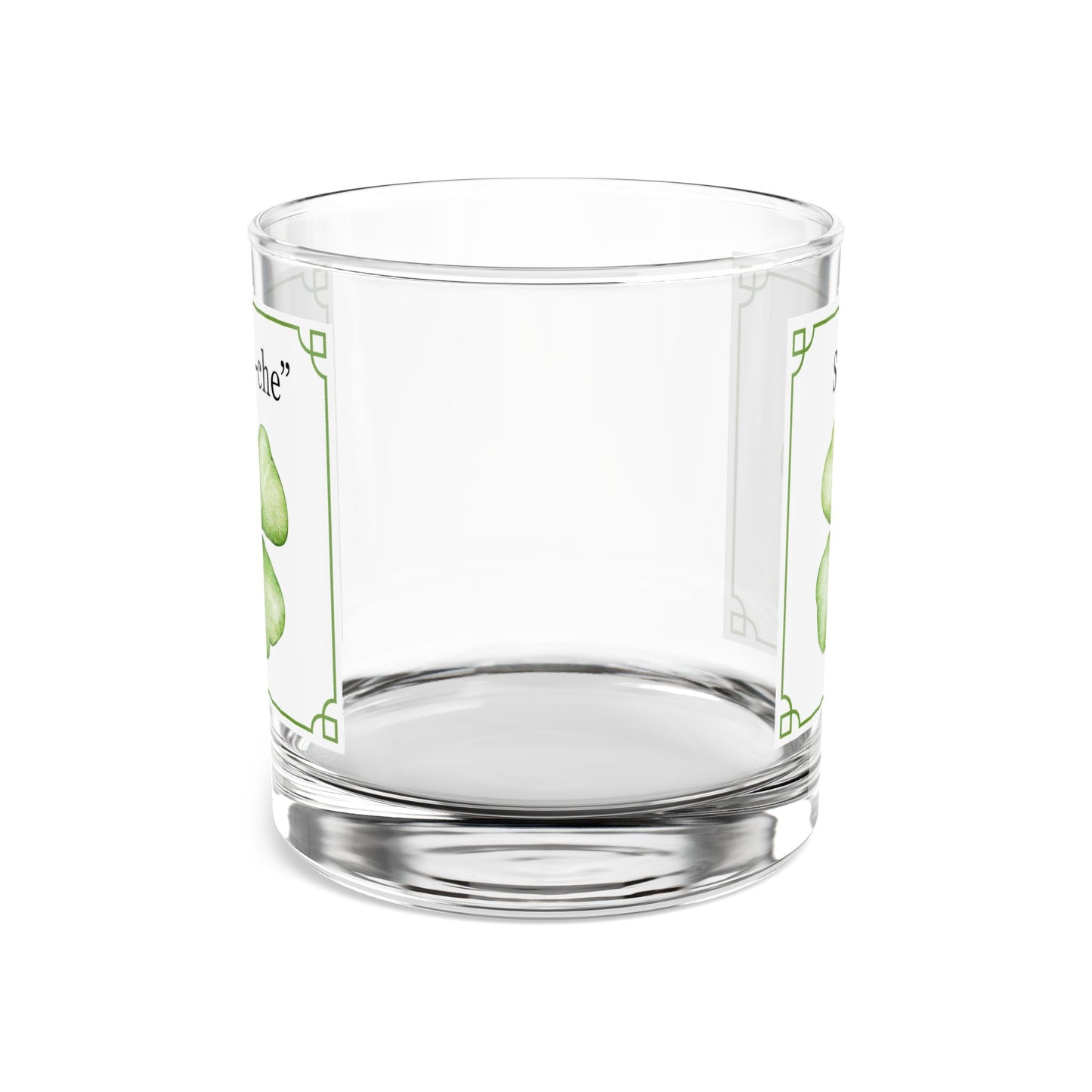 St Patrick's Day - "Slainte" Rocks Glass, 10oz