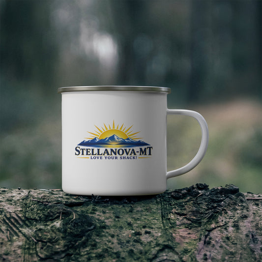 StellaNova-MT Sunrise Enamel Camping Mug