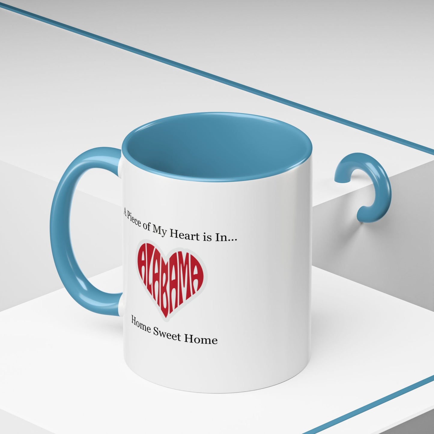 Alabama "A Piece of My Heart is in Alabama" Coffee Mug (11, 15oz)