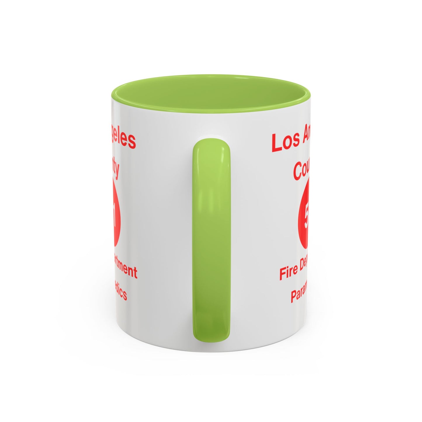 Emergency Paramedic Squad 51 Accent Coffee Mug (11, 15oz)