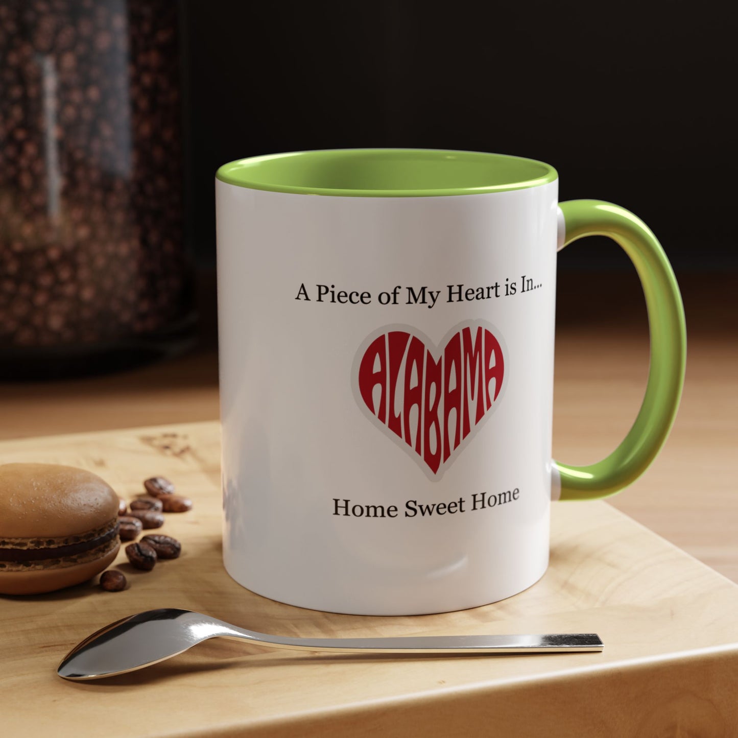 Alabama "A Piece of My Heart is in Alabama" Coffee Mug (11, 15oz)