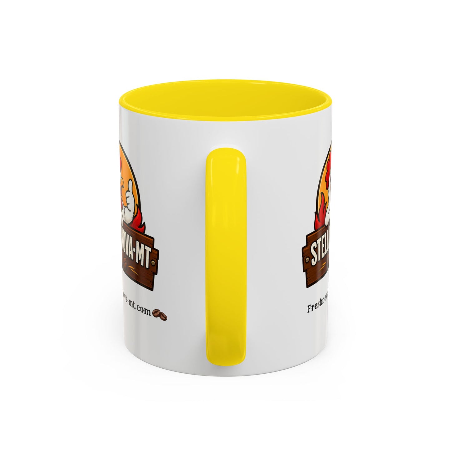 StellaNova-MT "Freshness You Can Taste" Accent Coffee Mug (11, 15oz)