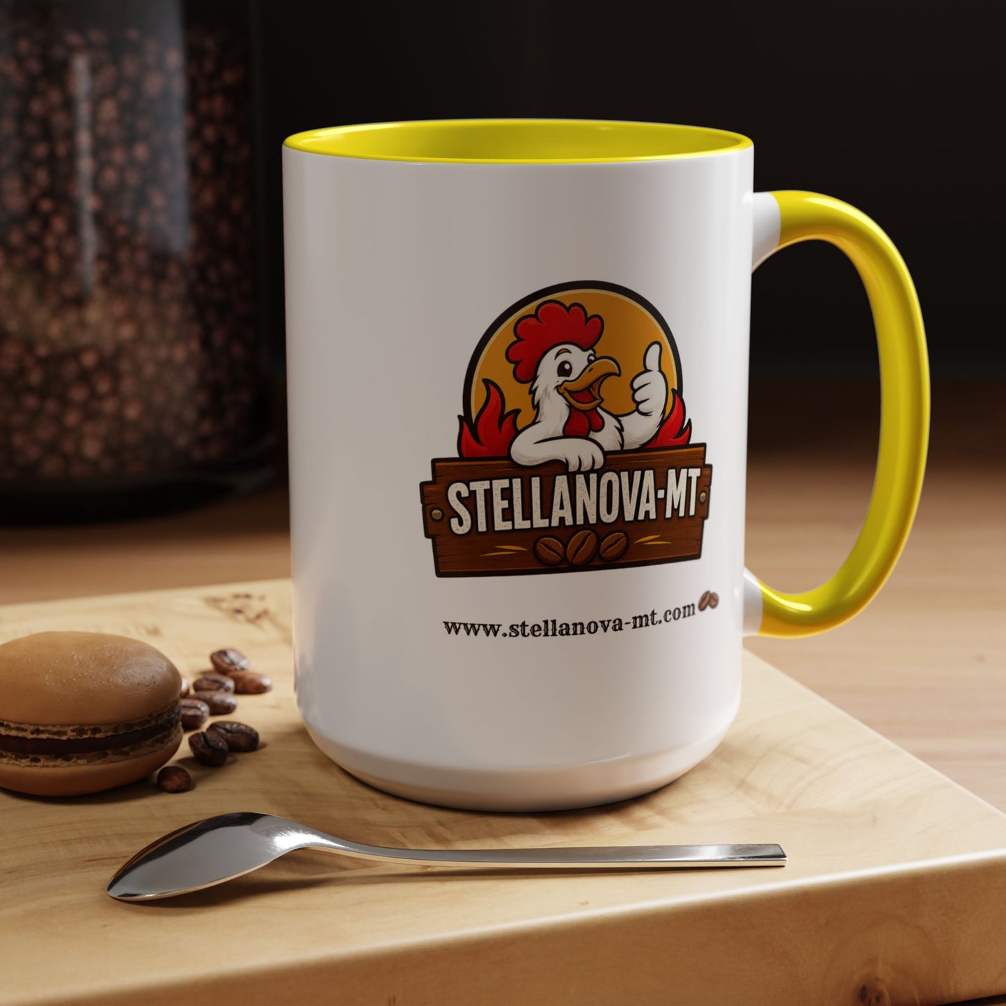 StellaNova-MT "Freshness You Can Taste" Accent Coffee Mug (11, 15oz)