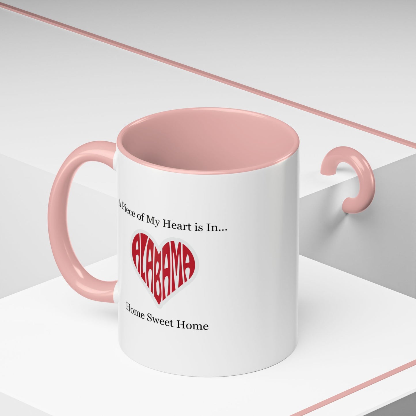Alabama "A Piece of My Heart is in Alabama" Coffee Mug (11, 15oz)