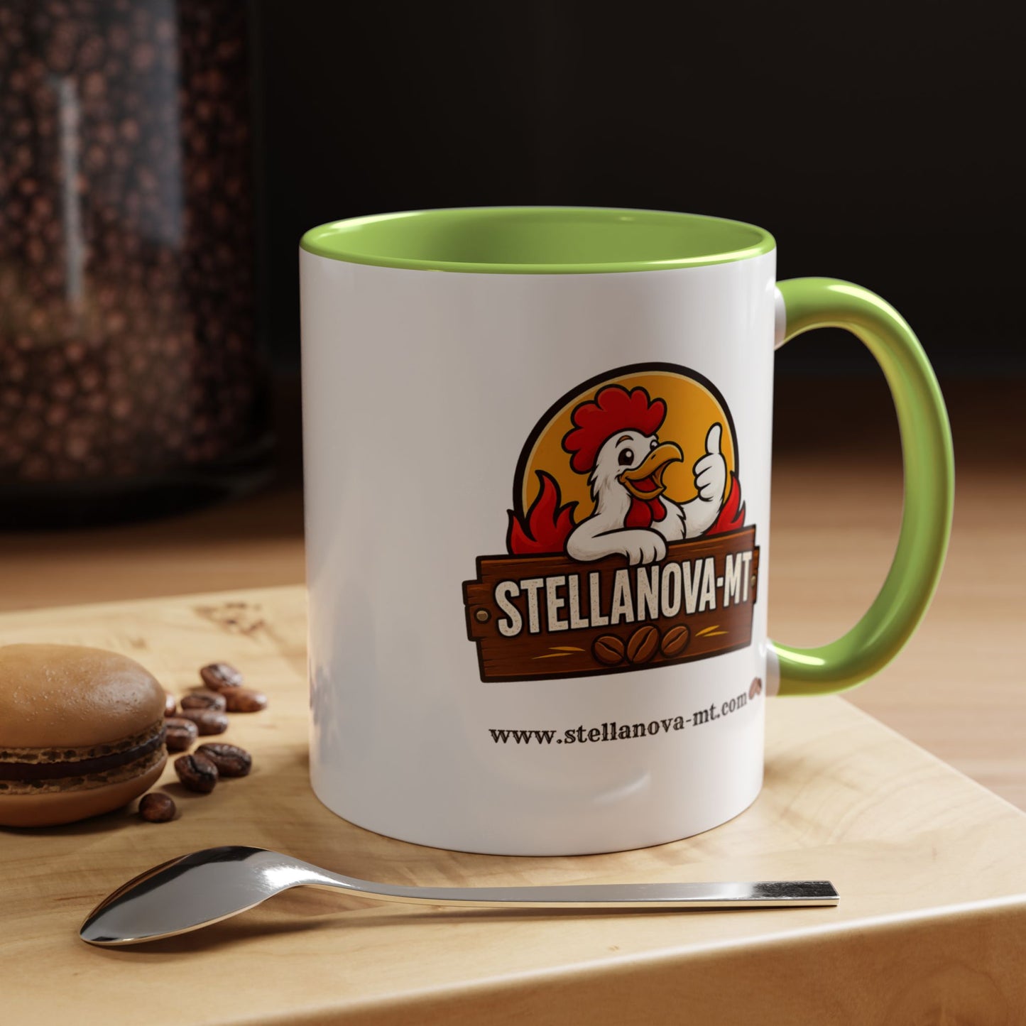 StellaNova-MT "Freshness You Can Taste" Accent Coffee Mug (11, 15oz)
