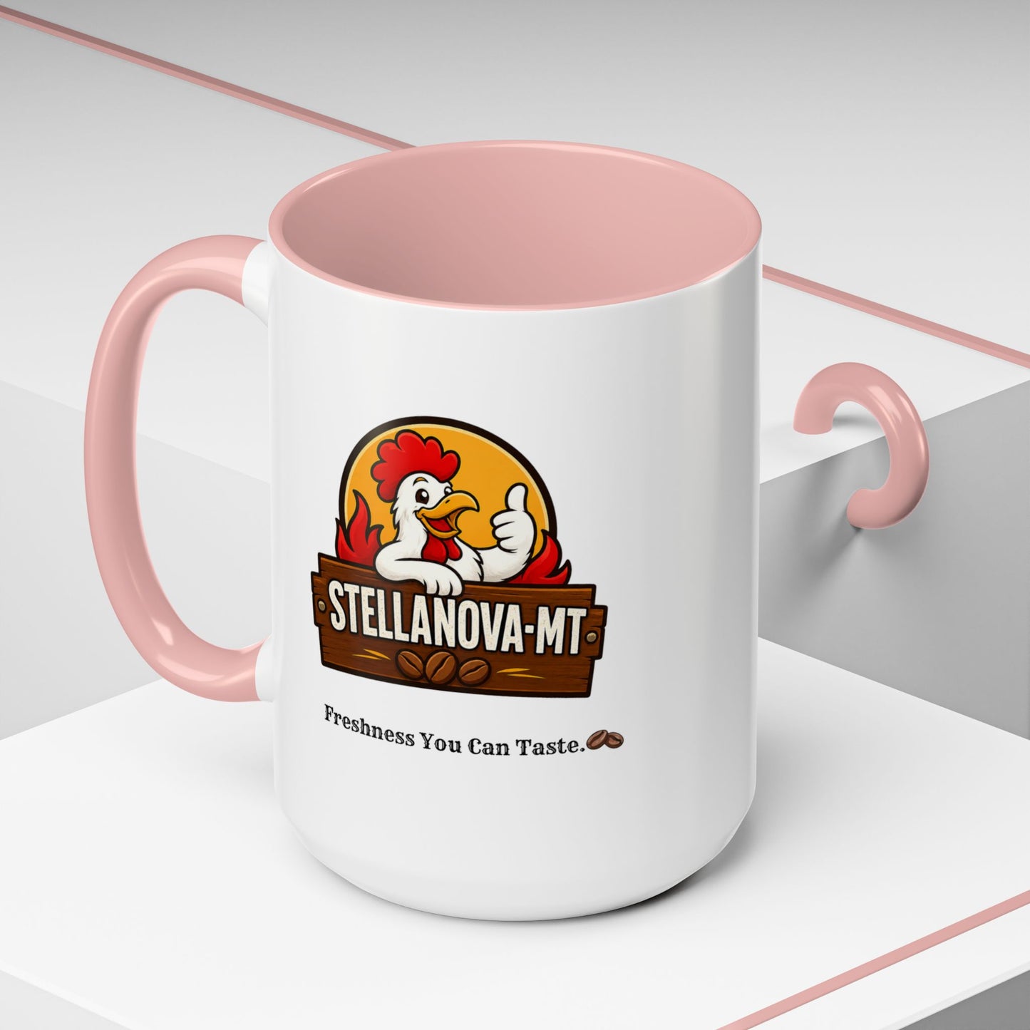StellaNova-MT "Freshness You Can Taste" Accent Coffee Mug (11, 15oz)
