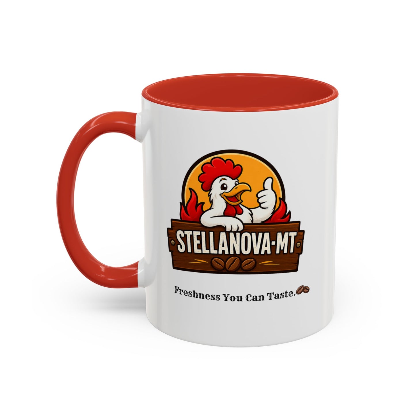 StellaNova-MT "Freshness You Can Taste" Accent Coffee Mug (11, 15oz)