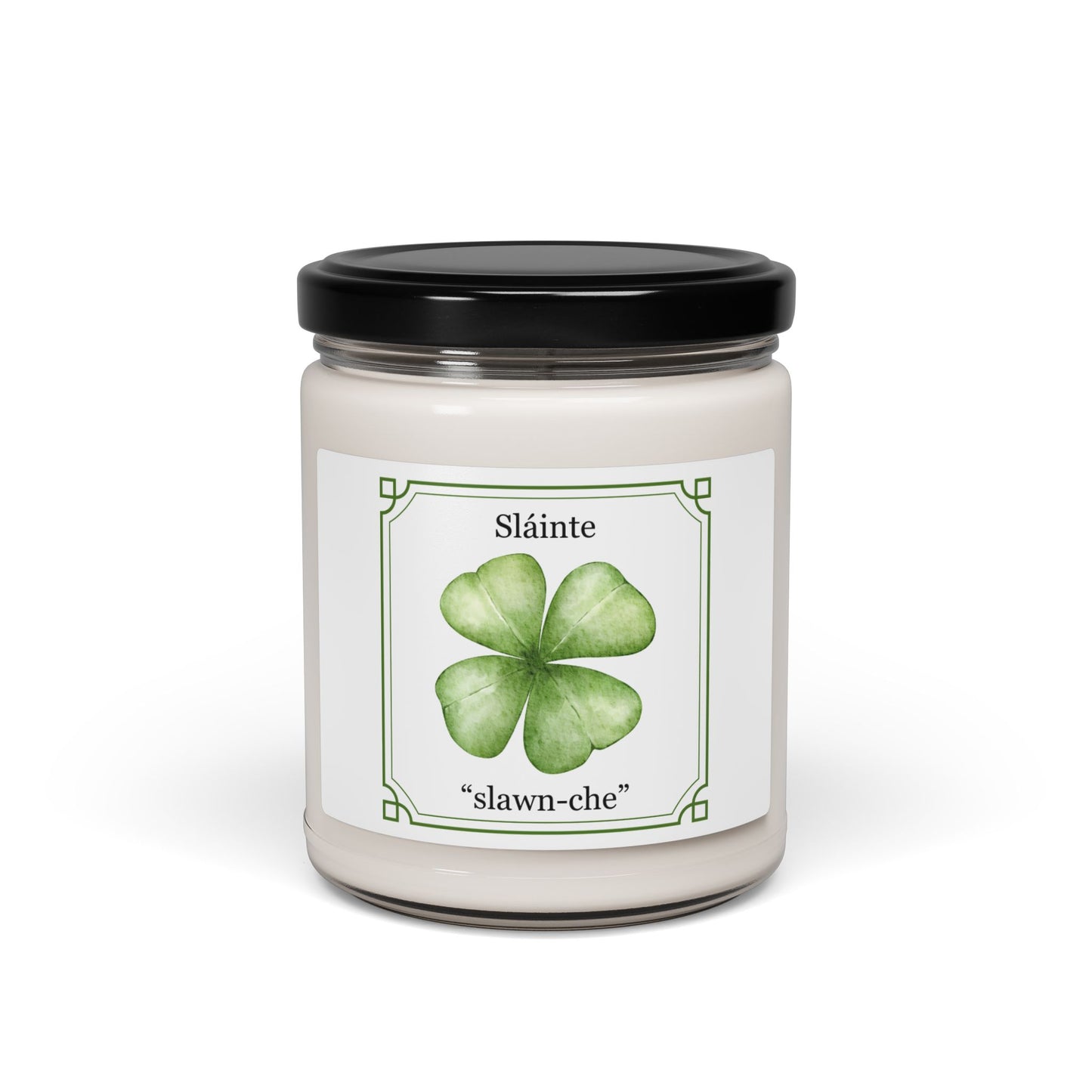 St Patrick's Day - Slainte Scented Soy Candle, 9oz