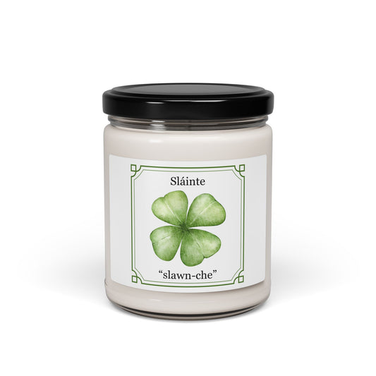 St Patrick's Day - Slainte Scented Soy Candle, 9oz