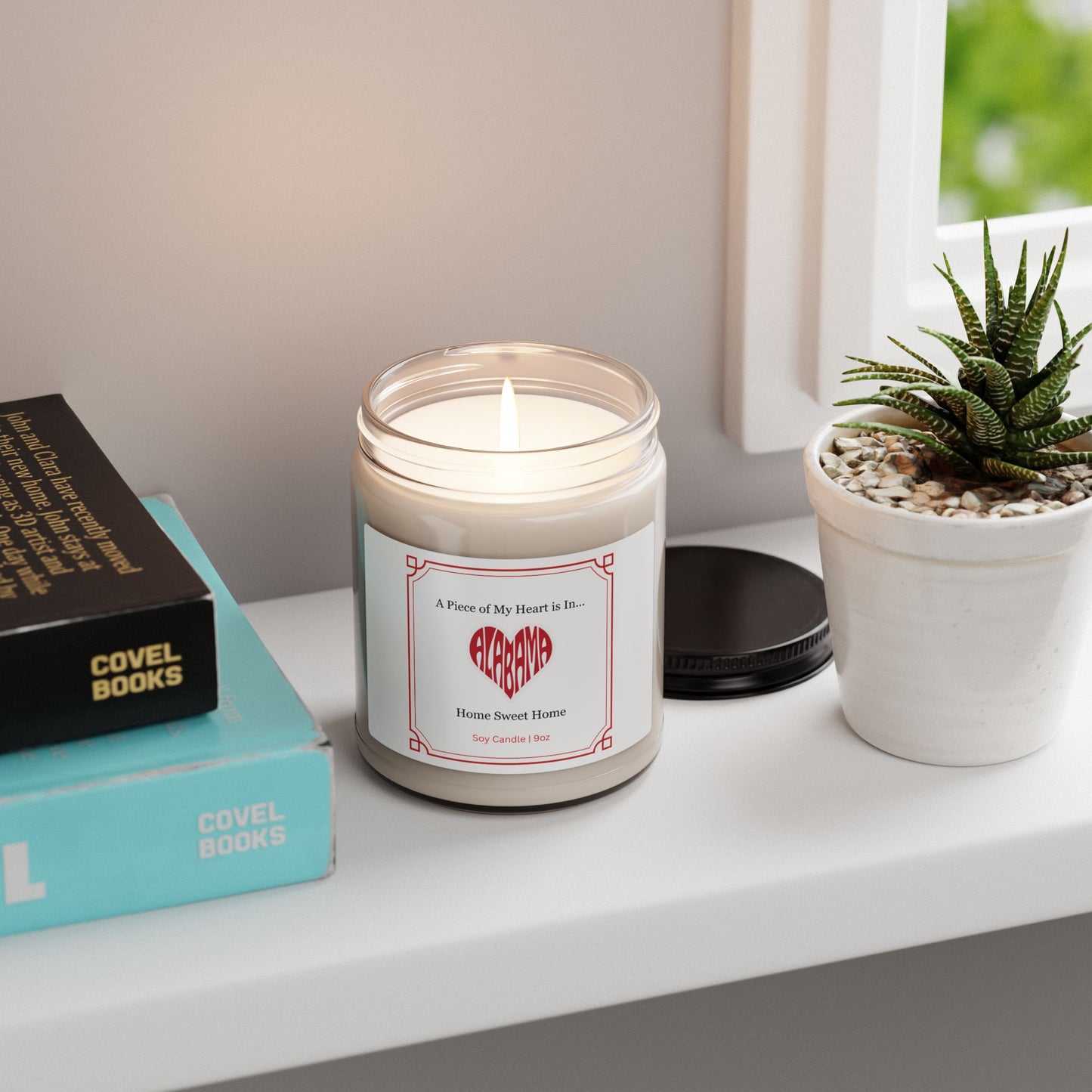 Alabama "A Piece of My Heart is in Alabama" Scented Soy Candle, 9oz