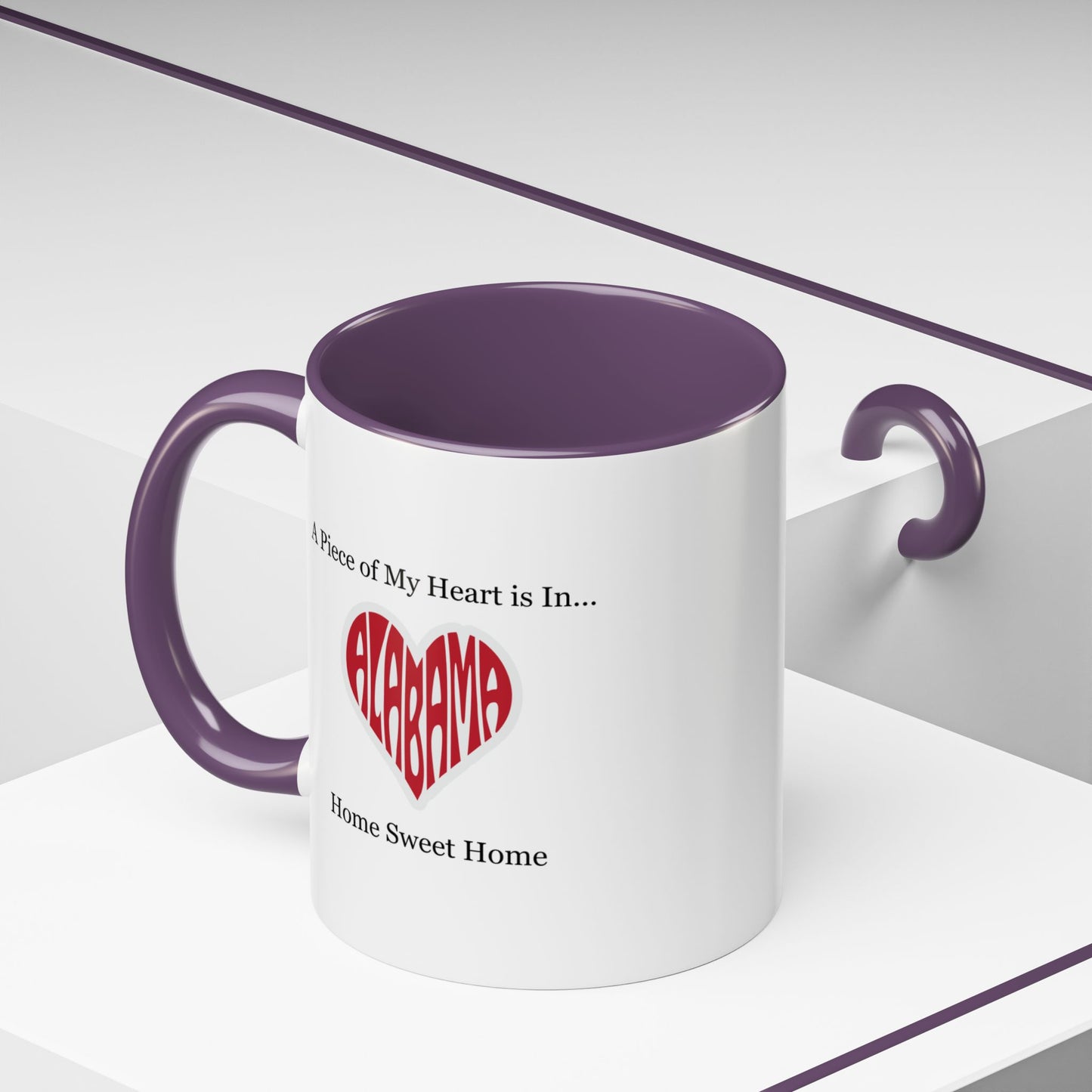 Alabama "A Piece of My Heart is in Alabama" Coffee Mug (11, 15oz)