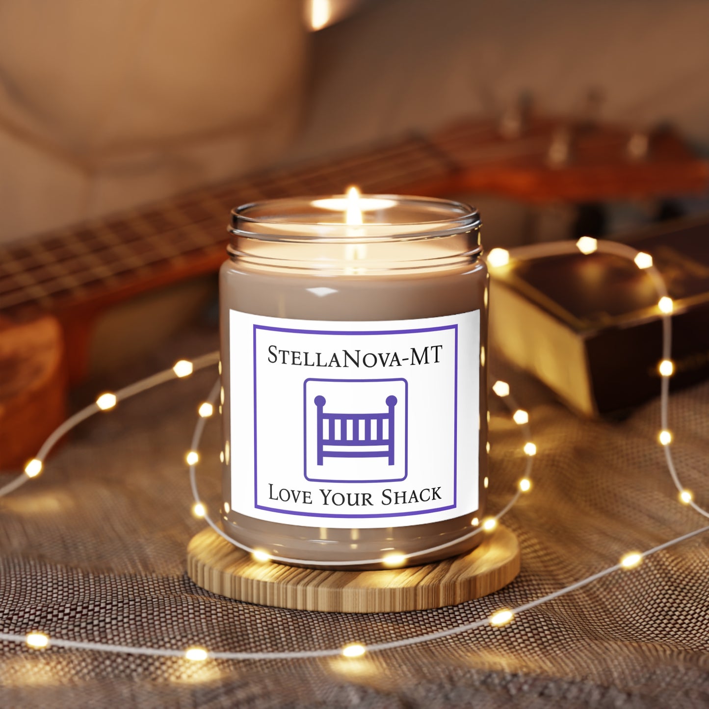 StellaNova-MT Scented Soy Candles with White Lid, 9oz
