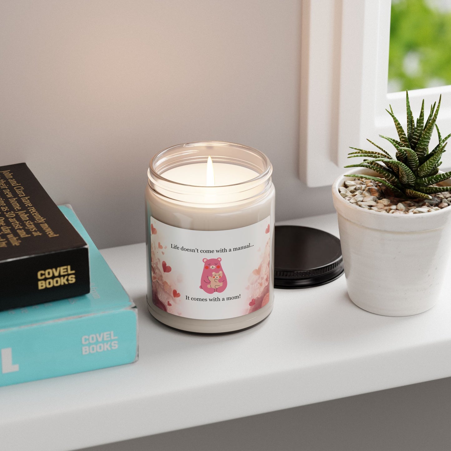 Mother's Day "Life Comes with a Mom" Scented Soy Candle, 9oz