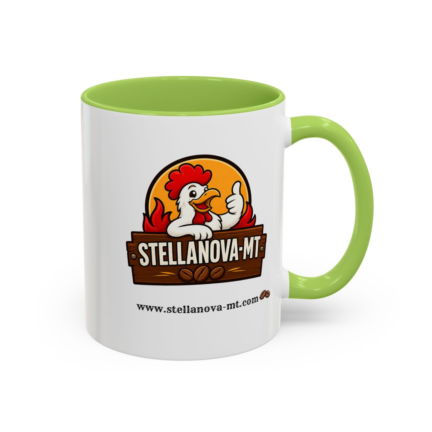 StellaNova-MT "Freshness You Can Taste" Accent Coffee Mug (11, 15oz)