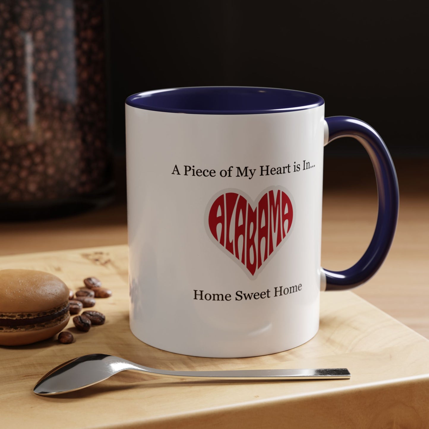 Alabama "A Piece of My Heart is in Alabama" Coffee Mug (11, 15oz)