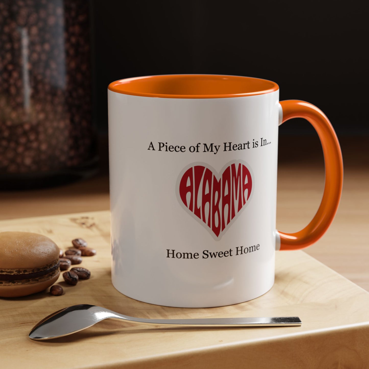 Alabama "A Piece of My Heart is in Alabama" Coffee Mug (11, 15oz)