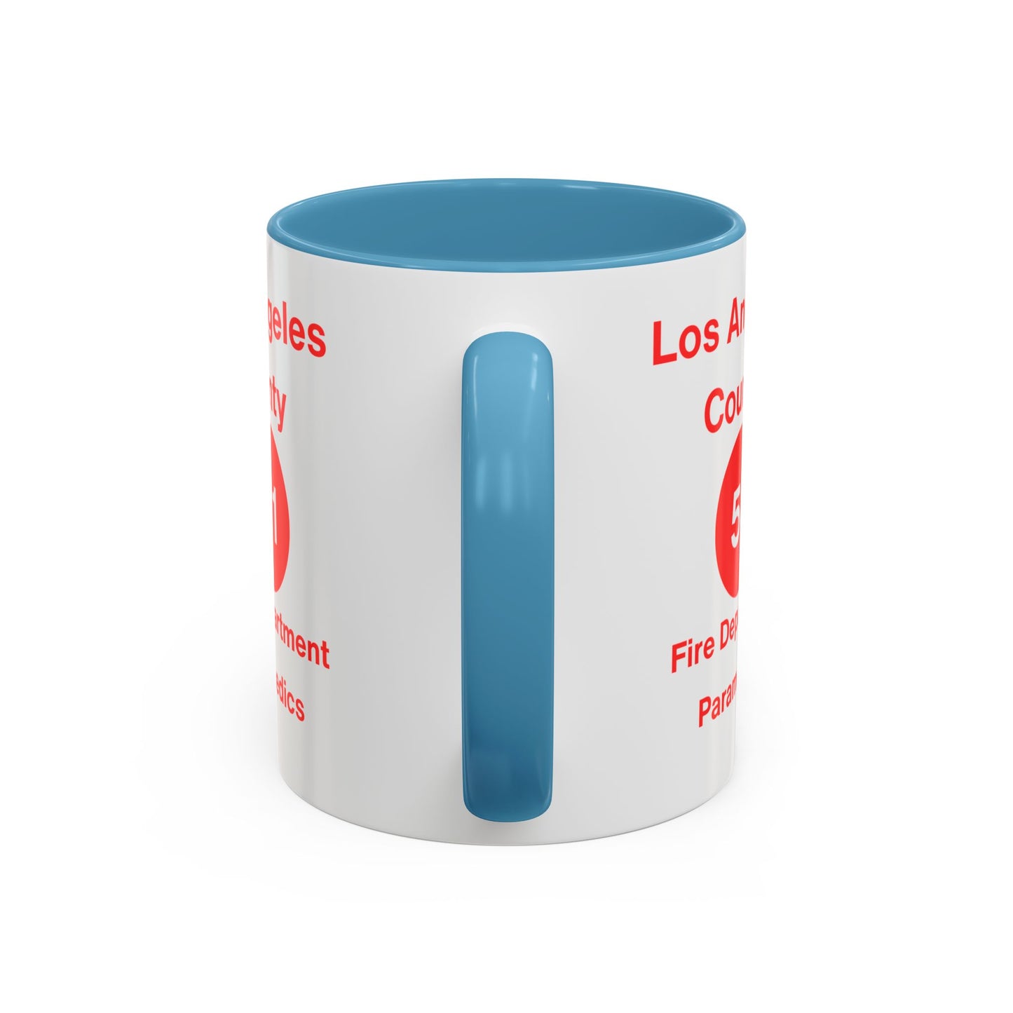 Emergency Paramedic Squad 51 Accent Coffee Mug (11, 15oz)