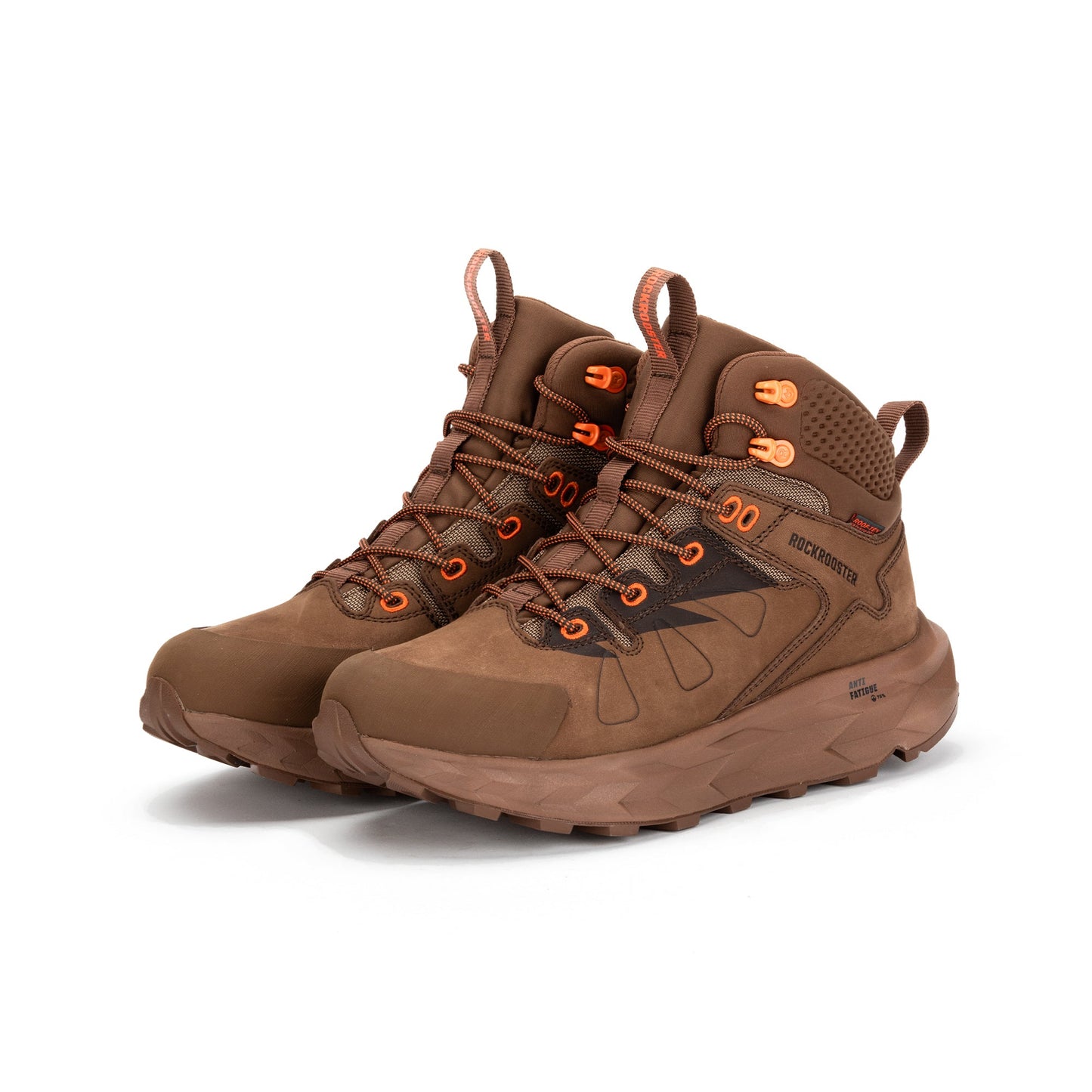 ROCKROOSTER Farmington Brown 6 Inch Waterproof Hiking Boots