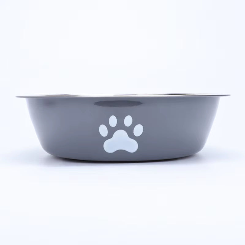 Dog Bowls Stainless Steel Dogs Feeding Bowls with Non-Slip Silicone Sole Dog Food Water Bowl Pet Bowl Dog Dishes for Dog Cat Pet