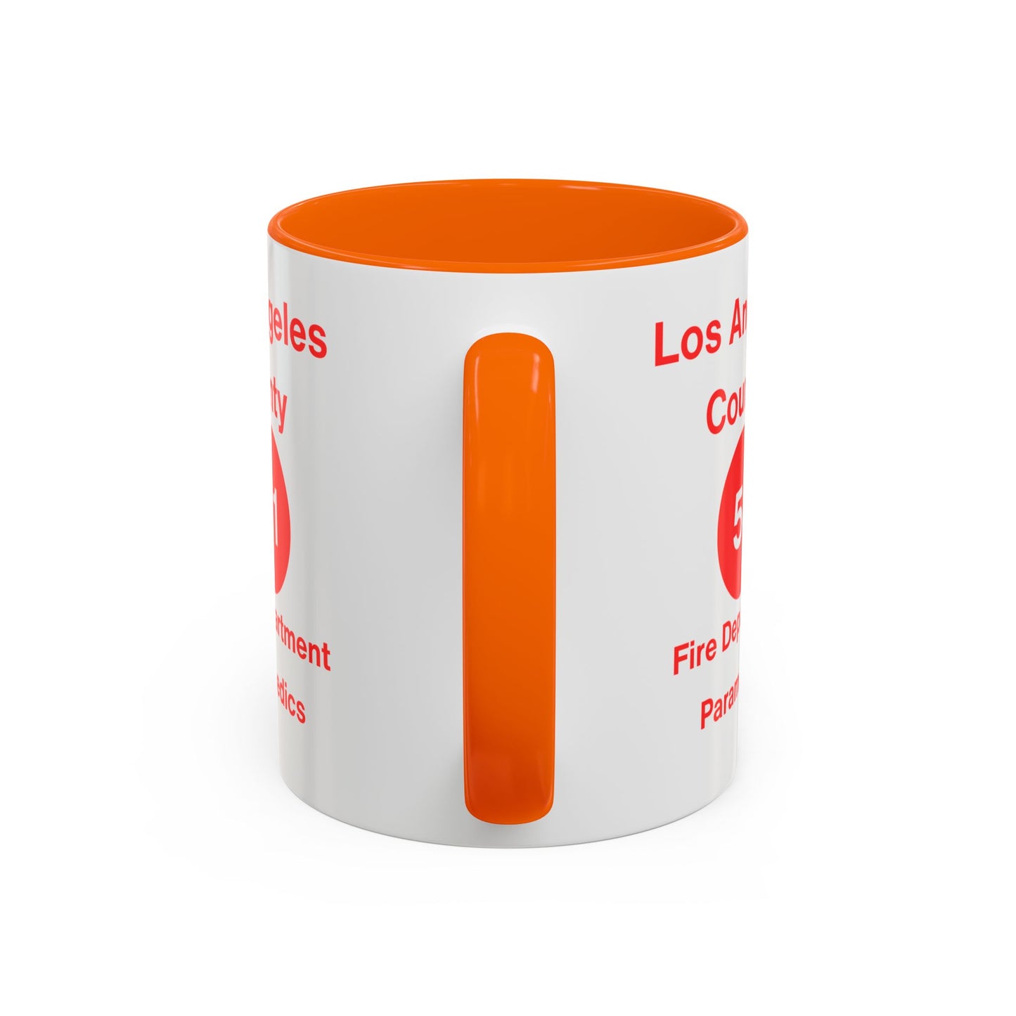 Emergency Paramedic Squad 51 Accent Coffee Mug (11, 15oz)