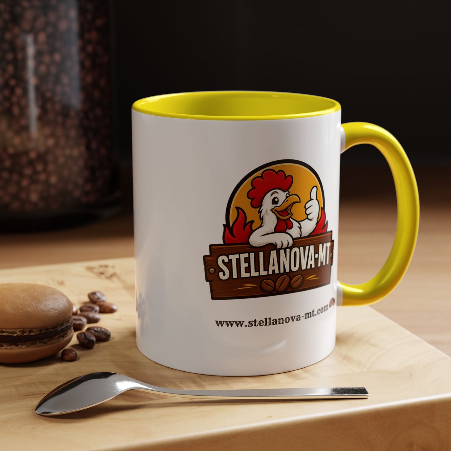 StellaNova-MT "Freshness You Can Taste" Accent Coffee Mug (11, 15oz)