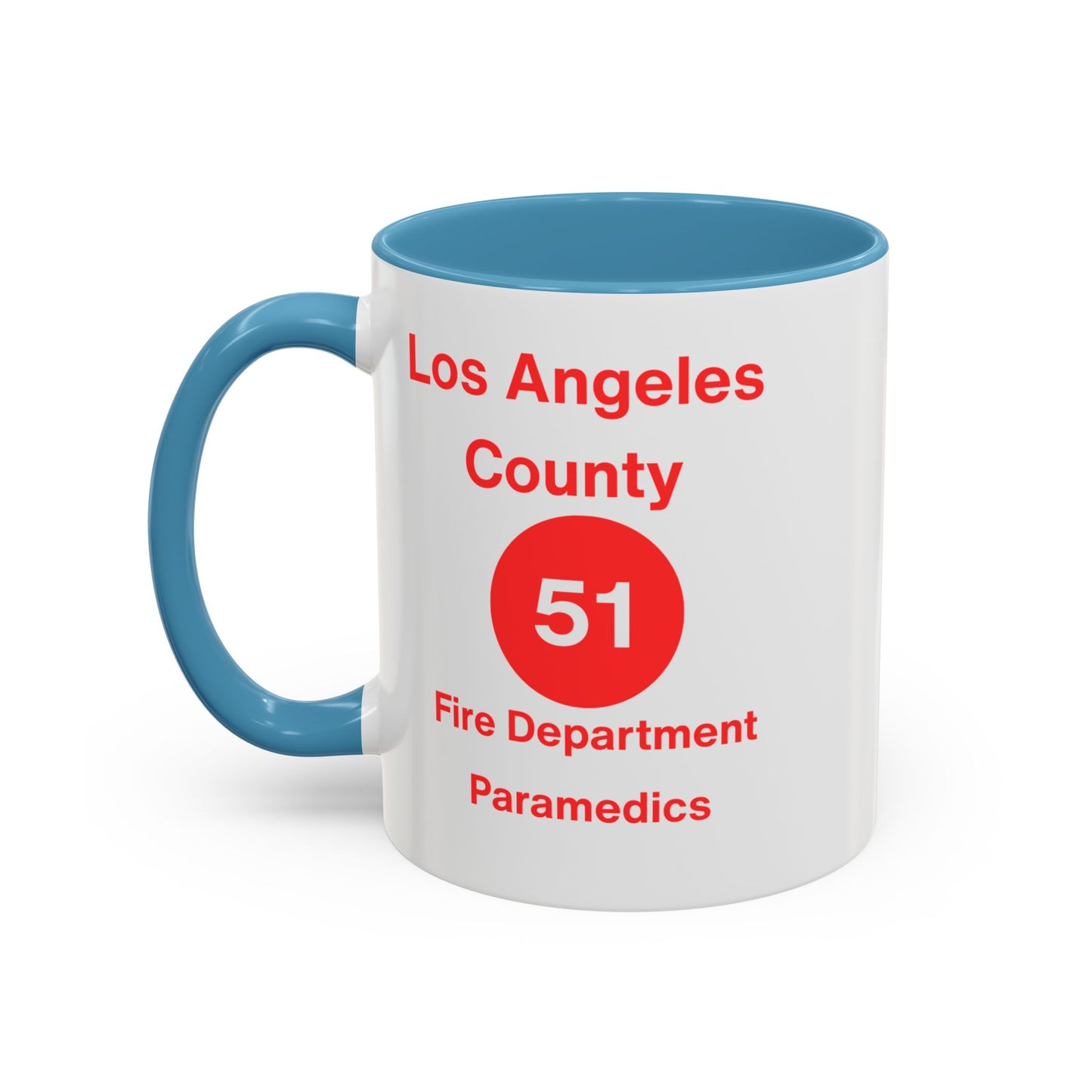 Emergency Paramedic Squad 51 Accent Coffee Mug (11, 15oz)