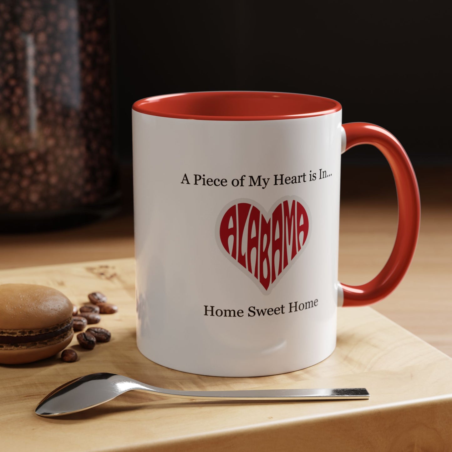 Alabama "A Piece of My Heart is in Alabama" Coffee Mug (11, 15oz)