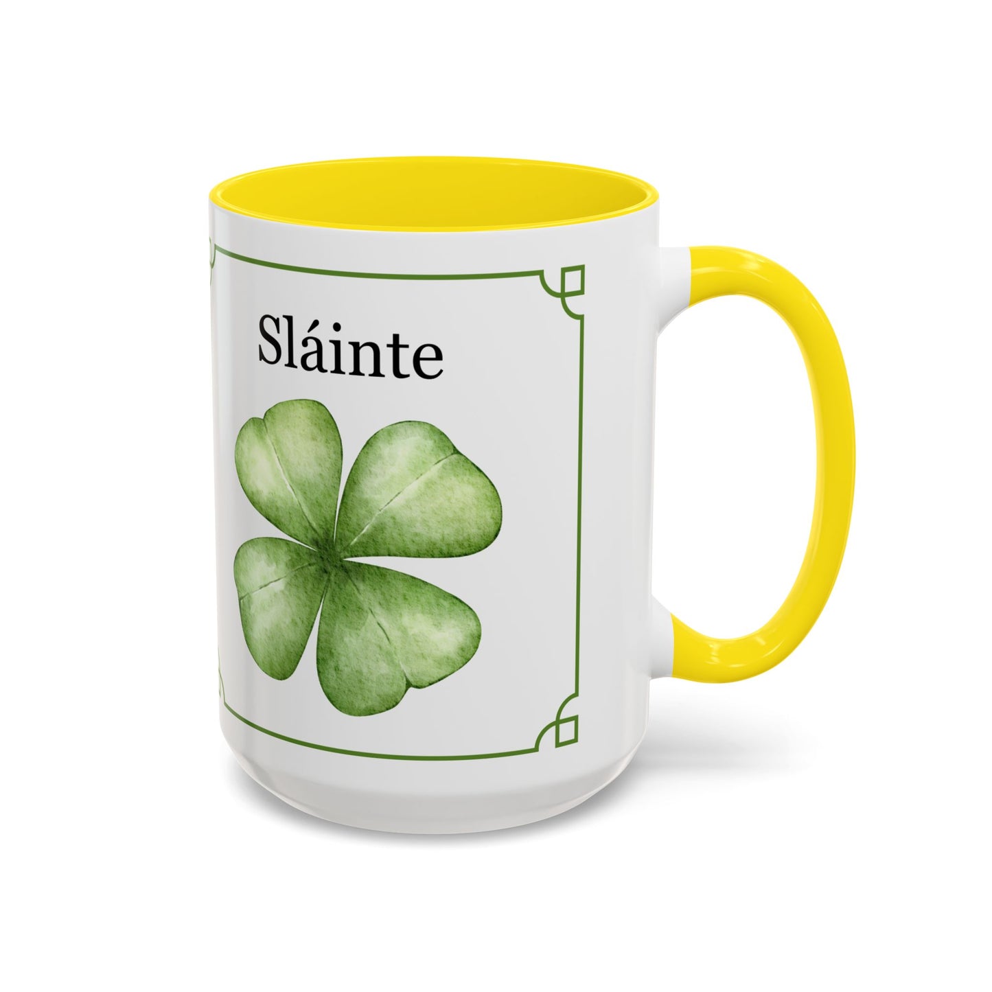 St. Patrick's Day Slainte Coffee Mug (11, 15oz) The Perfect St Patrick's Day Mug For The Entire Year