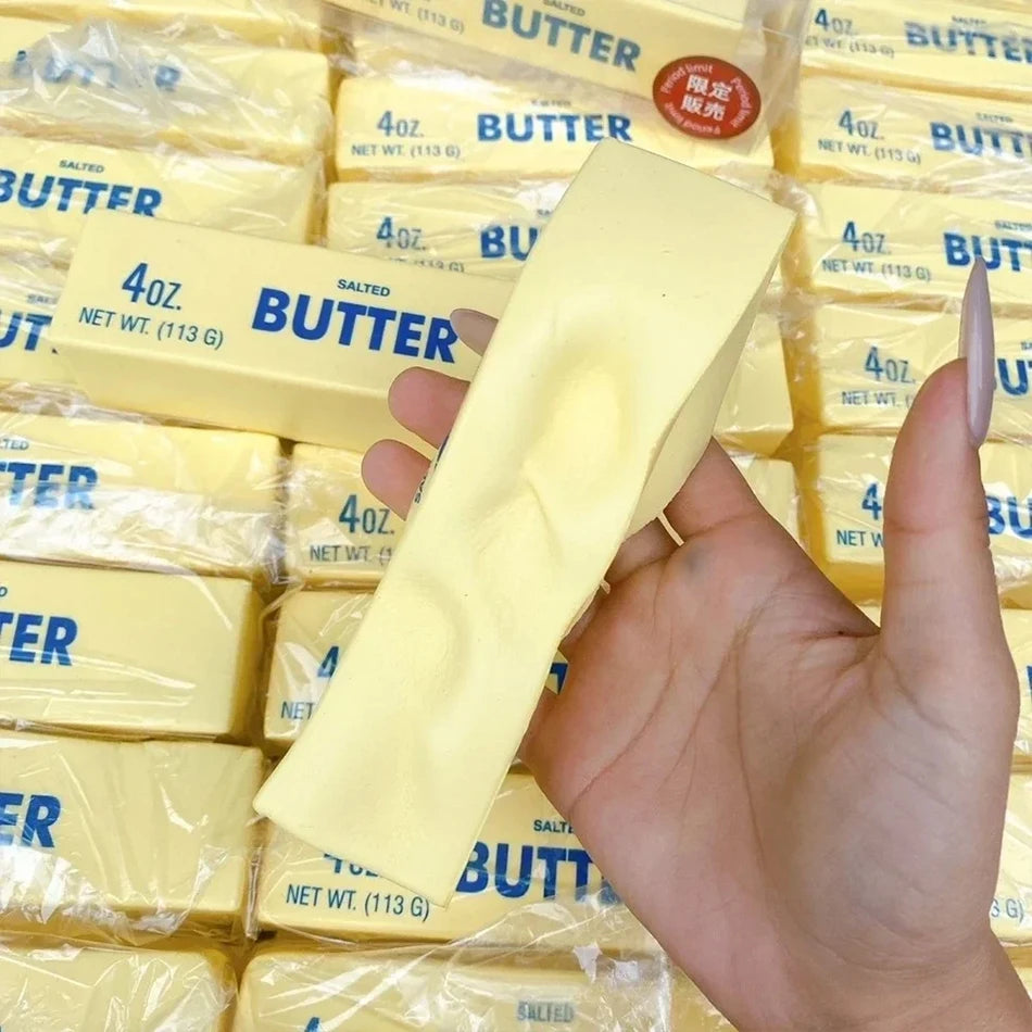 1-5PCS Butter Stick Squishy Toy Slow Rising Squeeze Toy Butter Bar Brick Squishy Fidget Toy anti Stress Release Hand Relax Gift