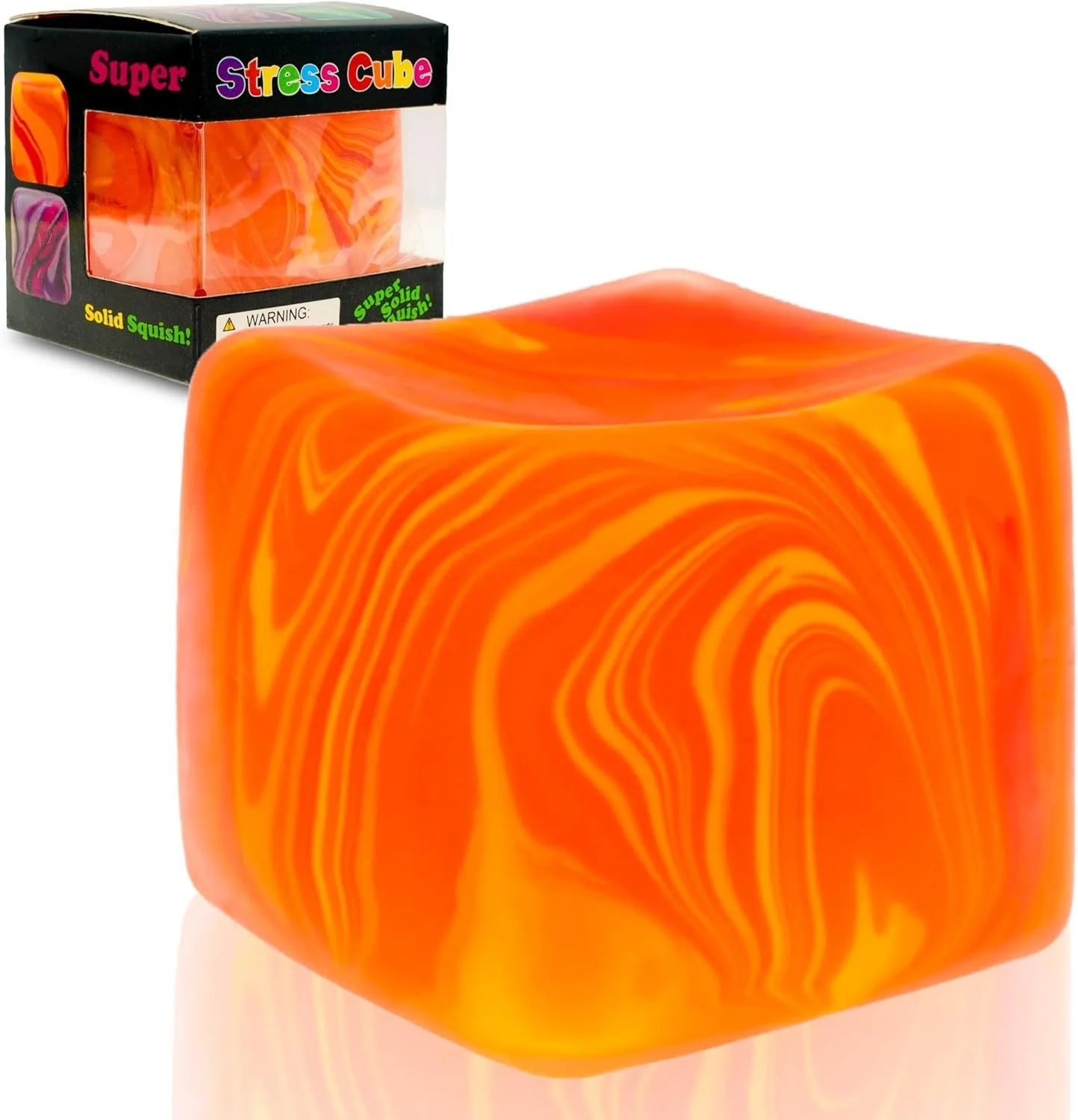 2026 Needoh Nice Cube Sensory Squeeze Toy with Super Solid Squish Stress Relief Anxiety Sensory Tool - 2.17" Cube New