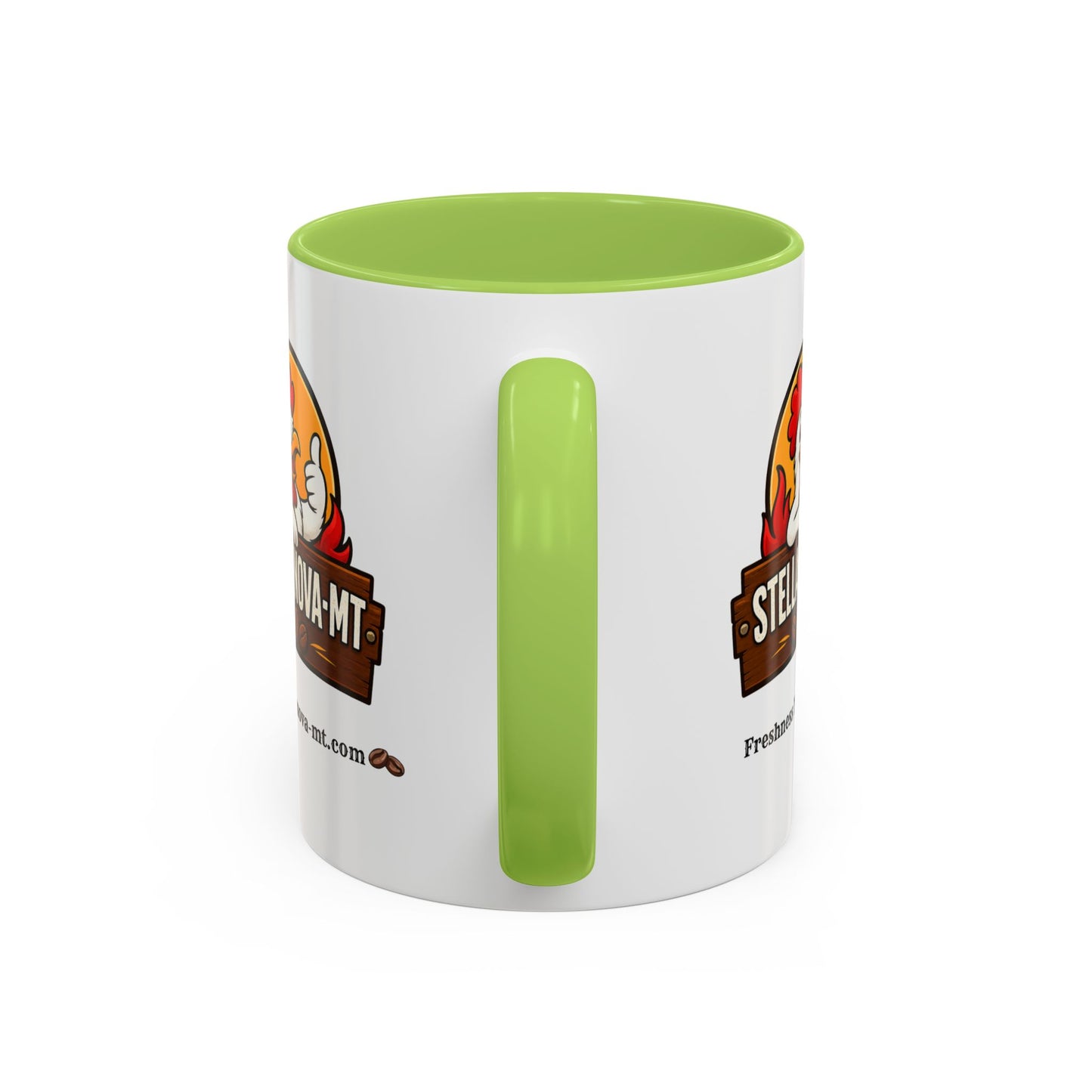 StellaNova-MT "Freshness You Can Taste" Accent Coffee Mug (11, 15oz)