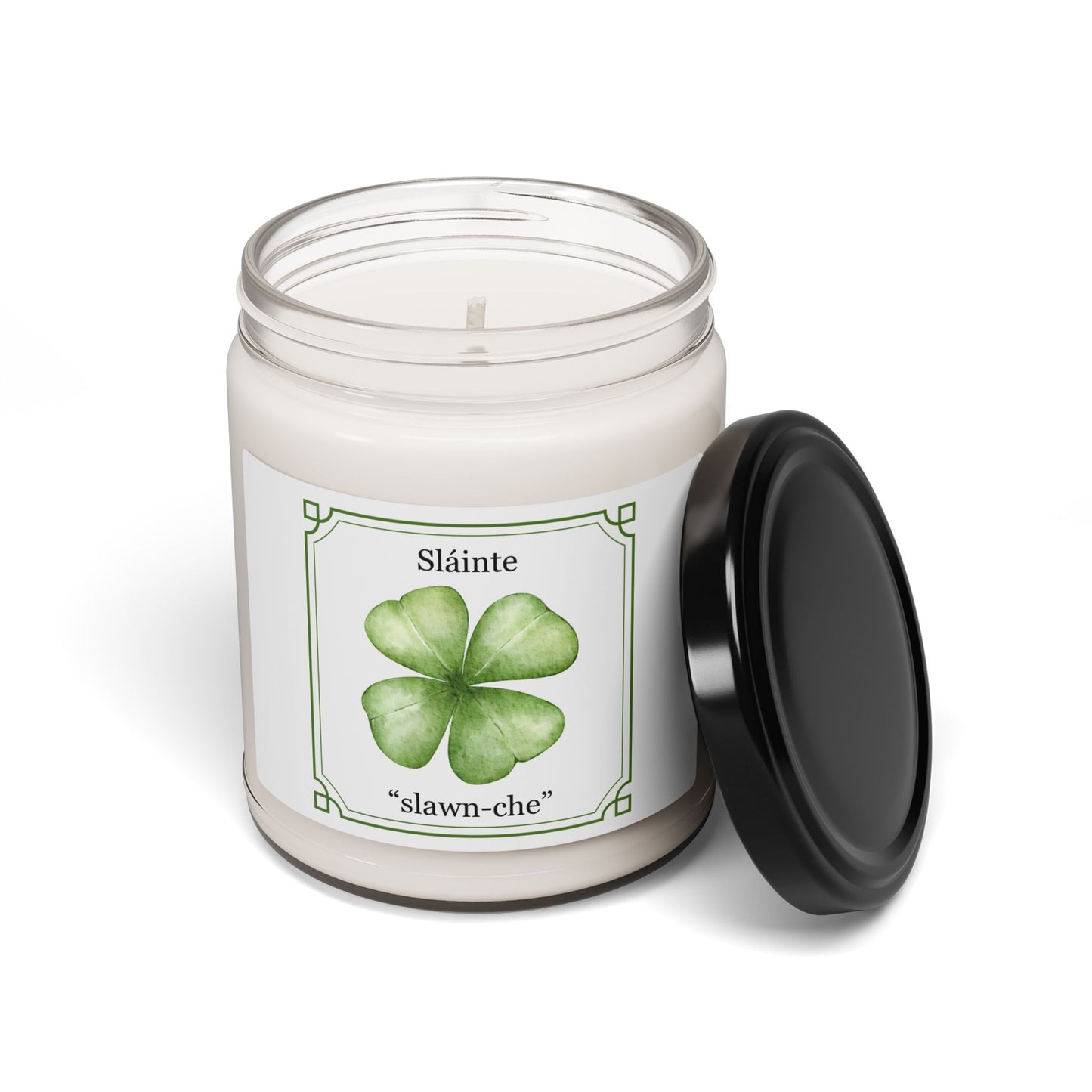 St Patrick's Day - Slainte Scented Soy Candle, 9oz