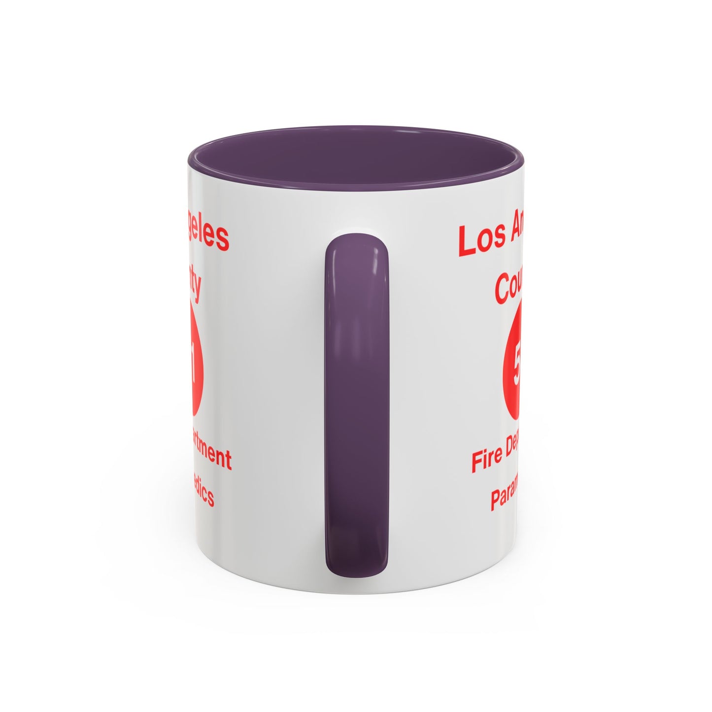 Emergency Paramedic Squad 51 Accent Coffee Mug (11, 15oz)